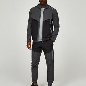 Wholesale Custom <b>Men's</b> Full Zip up Wind Breaker <b>Jacket</b> Training <b>Light</b> Weight Waterproof Sports Windbreaker <b>Jacket</b> for <b>Men</b> - Product Image 6