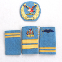 Épaulettes Cérémonielles Personnalisées Écologiques à Prix Réduit, Accessoires d'Uniforme de Pilote pour Usage Aérien, Impression Unisexe, Polyester/Coton