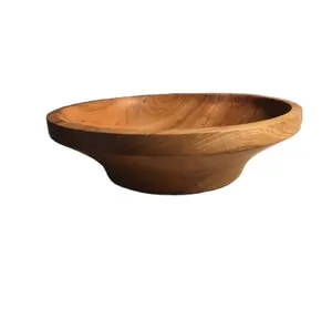 Acacia wood bowl makes your kitchen looks amazing fill the top bowl with fruits nuts candy can go for a rustic look by adding pi