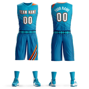 Conjunto de Uniforme de Baloncesto Personalizado para Hombre, Jersey y Pantalones Cortos Sublimados, Atuendo de Dos Piezas, Ropa de Equipo con Impresión de Logotipo, Nombre y Número, Deportivo - Product Image 2