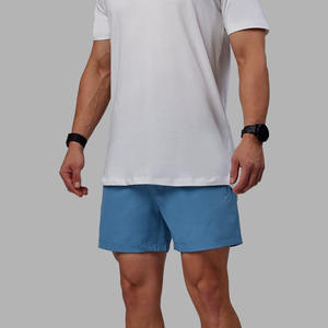 Short de performance pour hommes OEM style décontracté bleu élémentaire avec 2 couches vêtements de rue dernière conception usine en gros au meilleur prix - Product Image 4