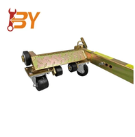 Chariot de déplacement de roues en acier à 4 roues avec levier de positionnement pour pneus de voitures et de camions - Nouveaux outils de réparation avec garantie de 12 mois