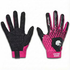 Wholesale Price Elite Style Pink Baseball <b>Batting</b> Gloves Double Layer Palm Optimal Grip Custom Options Softball <b>Batting</b> Gloves - Product Image 1