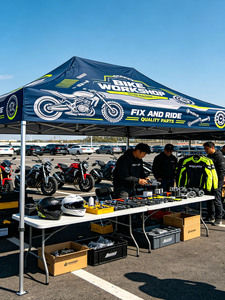 Tente <span class=keywords><strong>de</strong></span> réception instantanée haut <span class=keywords><strong>de</strong></span> gamme 3x3m, <span class=keywords><strong>pavillon</strong></span> pop-up 10x10 pour moto cross et motocross, idéal pour les courses tout-terrain et les galas - Product Image 1