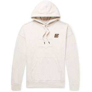 เสื้อมีฮู้ดลายนูนของผู้ชายเสื้อมีฮู้ดลำลองปักลายสไตล์สตรีทแฟชั่นสวมใส่สบาย - Product Image 1