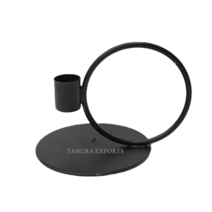 Manufacturer and Exporter Vintage Candle Holder 2026 <b>Black</b> Metal Candle Stand for Home Decorative Simple Style - Product Image 1