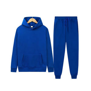 Ensemble de survêtements unisexes en coton 100% avec logo personnalisé, lavage à l'acide, impression par transfert thermique, pour la salle de sport, le fitness, l'hiver - Product Image 5