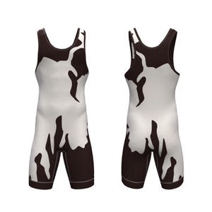 Singlet de Lucha Libre sin Mangas, Color Sólido, Color Personalizado, Alta Calidad, Transpirable, para Entrenamiento, Fisicoculturismo, Torneo - Product Image 1