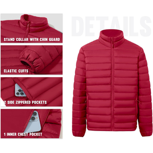 Chaqueta de Invierno para Hombre, Gruesa, Acolchada, Abrigada, Ideal para Uso Diario, Viajes y Climas Fríos - Product Image 2