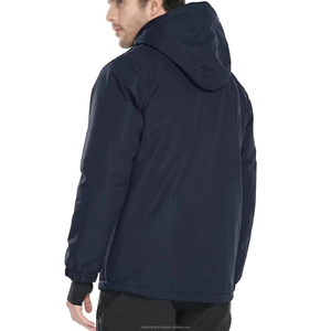 Chaqueta Cortavientos de Lona con Diseño Personalizado OEM, Cierre de Cremallera Acolchado de Cachemira Mandarina, Impermeable y Transpirable para Unisex - Product Image 4