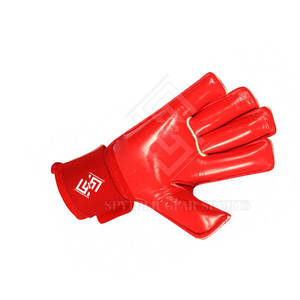 ถุงมือผู้รักษาประตูแบบสวมนิ้วทำจากยางมีตะขอและห่วงแบบกันลื่นนุ่มสบายสุดๆ - Product Image 6