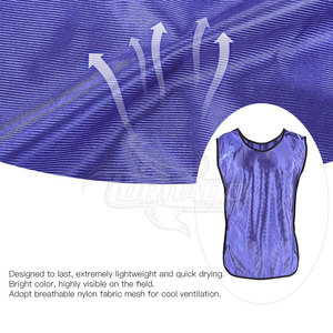 Men's Breathable Quick-Dry Training Vest 100% <b>Polyester</b> Heat-Transfer Printing Custom Size/Design/Team Name OEM Service - Product Image 5