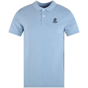 Chemises d'été décontractées à manches courtes en tricot Uniformes de polo T-shirts polo personnalisés avec impression de logo brodé pour hommes - Product Image 1