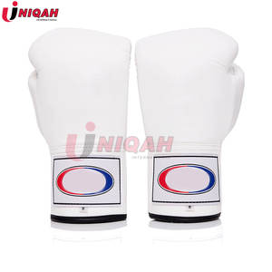 Cómodos guantes de boxeo de cuero impresos por encargo del fabricante profesional para niños 12 Oz y 16oz Equipo de lucha al por mayor - Product Image 4
