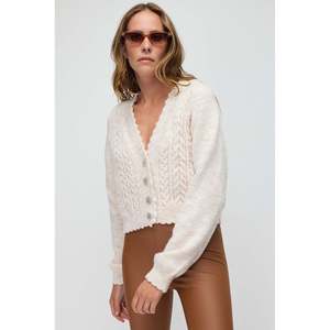 Stone Embellished Buttoned Knitted <b>Cardigan</b> - Product Image 2