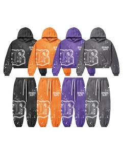 Voici le dernier survêtement en coton avec logo sérigraphié au design exquis pour hommes, avec votre logo personnalisé dans une coupe régulière - Product Image 1