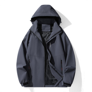 Chaqueta de Montañismo para Hombre, Talla 2XL 3XL, de Invierno, Cálida, Personalizada, de Softshell, Azul Marino, para Trabajo al Aire Libre, Duradera, Cómoda y Elegante, Modelo 2026 - Product Image 3