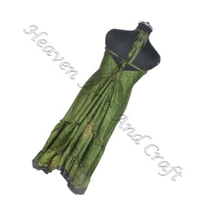 SD009 Saree / Sari / Shari Vêtements indiens et pakistanais de l'Inde Hippy Indian Boho New Vintage Silk Saree Multi Color Design - Product Image 6