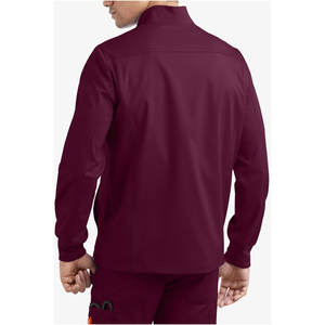 Venta al por mayor de manga larga Scrubs chaquetas con cremallera de invierno con logotipo personalizado de los hombres con cremallera chaquetas Softshell chaquetas médicas Scrubs - Product Image 5