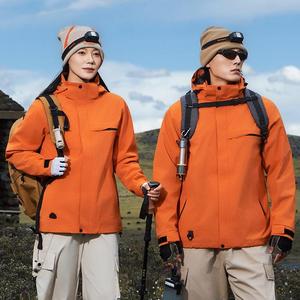 Veste coupe-vent imperméable surdimensionnée pour homme, style décontracté en toile, capuche zippée pour la randonnée, le trekking, la pêche, vêtements de pluie d'automne - Product Image 6