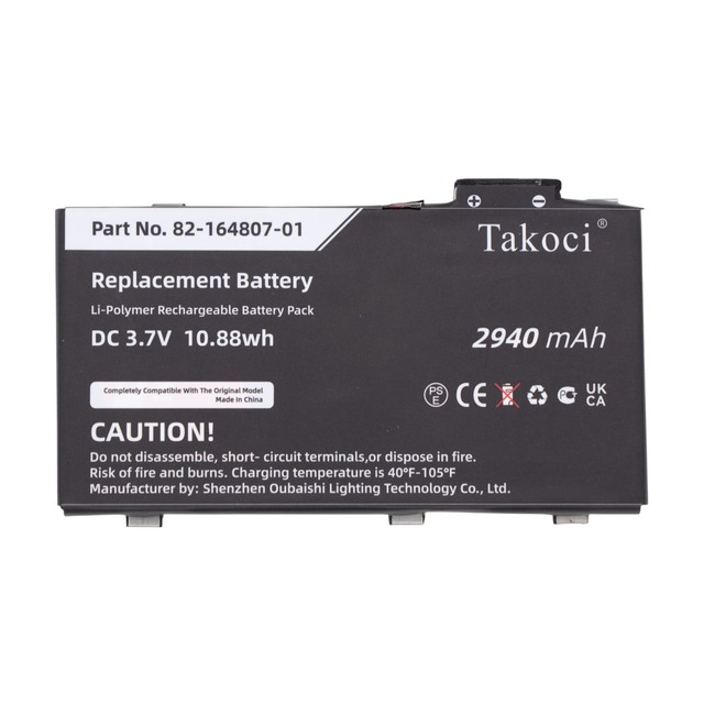 Compatible with Battery ES85  ES85XX  MC36  TC55  TC55AH-JC11ES  MC36  RFD8500