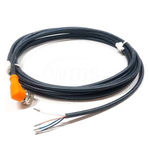 Connecteur de capteur RS 485 haute protection EVC005, fiche M12 à angle droit 5 broches, câble de 5 m - Product Image 1