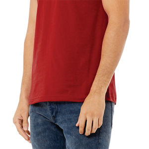 Camiseta de manga corta con cuello en V Unisex hecha a medida de alta calidad 100% Airlume peinado y algodón hilado en anillo - Product Image 1