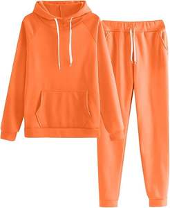 <b>Top</b> Trending Women Fleece Winter Warm Sportswear Sweat Suit Pullover Slim Fit Tracksuit Jogging Hoodies <b>and</b> Joggers <b>Trouser</b> <b>Sets</b> - Product Image 1