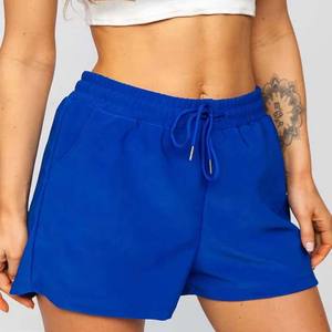 กางเกงขาสั้นออกกำลังกายของผู้หญิงชุดผ้าฝ้าย100% ระบายอากาศแห้งเร็วเป็นมิตรกับสิ่งแวดล้อม - Product Image 2