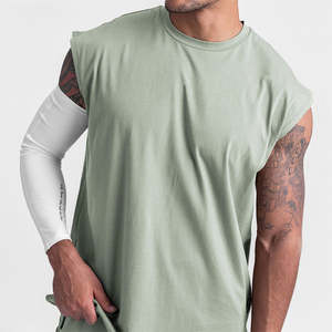 Camisetas Deportivas Personalizadas con Logotipo para Hombre, 100% Algodón, Secado Rápido, Transpirables, Cuello en V, Corte para Correr, Tallas Grandes - Product Image 6