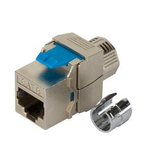 Módulo CAT8 de un solo puerto CAT <span class=keywords><strong>8</strong></span> blindado Keystone <span class=keywords><strong>Jack</strong></span> RJ45/8P8C módulo Ethernet conector de Cable conector Rj45 Cat8 sin herramientas - Product Image 4