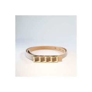Ceinture fine à boucle pour femme, ceinture de pantalon, ceinture de veste, ceinture de robe, ceinture de chemise - BEIGE - Product Image 3