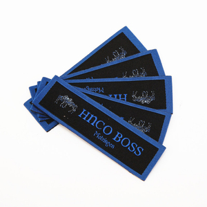 Tissé personnalisé pour les étiquettes de vêtements Impression principale Vêtements Ruban Contenu de lavage 100% Polyester Vêtement Cou Étiquette de lavage - Product Image 5