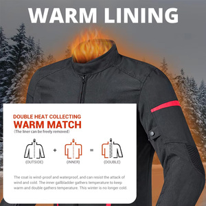 Chaqueta reflectante duradera a prueba de viento para hombre, pantalones cargo y ropa de carreras nocturnas - Product Image 5