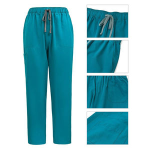 Uniformes Médicos para Mujer, Conjunto de Pantalones Deportivos y Blusa, Conjuntos de Enfermera Personalizados al por Mayor, Uniformes Médicos Unisex con Cuello en V de Spandex para Hospital - Product Image 4