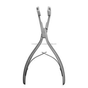 Herramienta de alicates de cinta con logotipo personalizado para extensiones de cabello Superficie plana de acero inoxidable para extensiones de cabello humano - Product Image 2