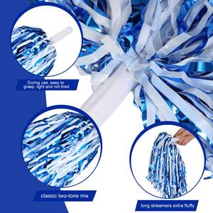 <span class=keywords><strong>Pompones</strong></span> <span class=keywords><strong>de</strong></span> animadora, <span class=keywords><strong>pompones</strong></span> divertidos <span class=keywords><strong>de</strong></span> <span class=keywords><strong>papel</strong></span> metálico con mango <span class=keywords><strong>de</strong></span> bastón animado <span class=keywords><strong>para</strong></span> equipo deportivo, fiesta <span class=keywords><strong>de</strong></span> animadoras <span class=keywords><strong>de</strong></span> baile - Product Image 3