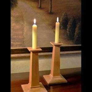 Portavelas de madera de mayor calidad, portavelas de centro de mesa de madera de diseñador de tendencia para uso en hoteles en casa - Product Image 2