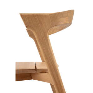 Chaise de patio minimaliste moderne en bois de teck naturel, ergonomique et résistante aux intempéries pour l'extérieur - Product Image 5