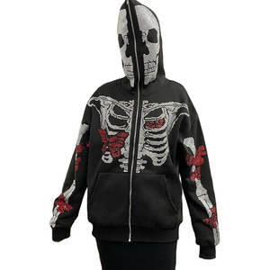 Vente en gros OEM Personnalisé Sweats à capuche avec fermeture éclair pour hommes Design léger Basics Coton mélangé Hiver Sweats à capuche unis - Product Image 1