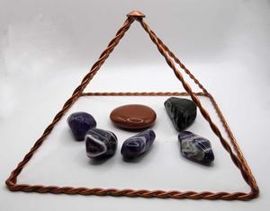 Large <b>Copper</b> Pyramid <b>Frame</b> for Spiritual Retreats Healing Therapy and Deep Meditation Practices Available at Low Price - Product Image 4