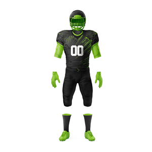 Uniforme de football américain de meilleure qualité, vêtements de sport par sublimation, ensemble d'uniformes de football américain avec nom et numéro d'équipe - Product Image 3