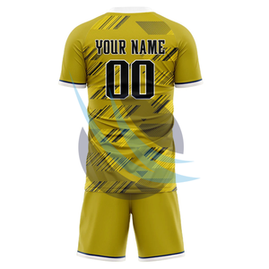 High-Performance Men’s Soccer Uniform Set Custom Logo Breathable Quick-Dry Football Jerseys for Match & Training Custom Made Set - Product Image 6