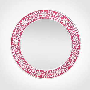 Antique Stylish Custom Design Mother Pearl Inlay <b>Mirror</b> Vintage Christmas Wood Bone Inlay <b>Mirror</b> Christmas Decorative Vintage - Product Image 4