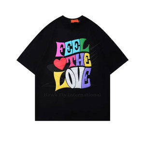 เสื้อยืดคอกลมทรงปกติ พิมพ์ลายพัฟฟ์ ผ้าฝ้าย 100% ระบายอากาศได้ดี สวมใส่สบาย คุณภาพสูง แขนสั้นสำหรับผู้ชาย ขายดี - Product Image 3