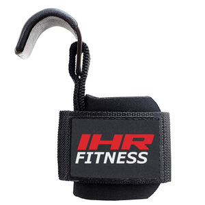 Crochets d'haltérophilie Crochets de fitness de gymnastique Crochets de dynamophilie robustes Crochets de sangles rembourrés en néoprène - Product Image 4