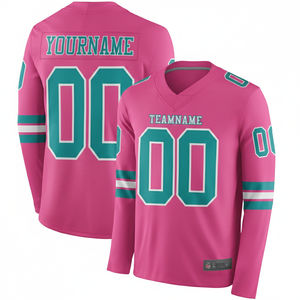 Maillot de football américain à manches longues personnalisé en polyester 100% pour hommes, jeunes et adultes, uniforme de sport d'équipe personnalisé - Product Image 5