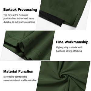 Alta calidad elástico Fitness Casual entrenamiento hombres pantalones cortos entrenamiento secado rápido Streetwear transpirable deportes sudor gimnasio pantalones cortos para hombres - Product Image 6