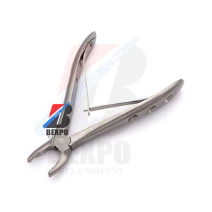 Pince dentaire chirurgicale en acier inoxydable #51 pour enfants Pince d'extraction de molaires de mâchoire supérieure de 3.0mm - Product Image 3