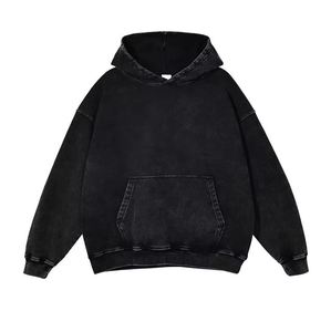 Sudadera con capucha de gran tamaño para hombre, uso diario, tela de algodón, moda informal, OEM, impresión personalizada, proveedor al por mayor - Product Image 3